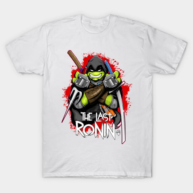 Turtle Last Ronin T-Shirt by nicitadesigns